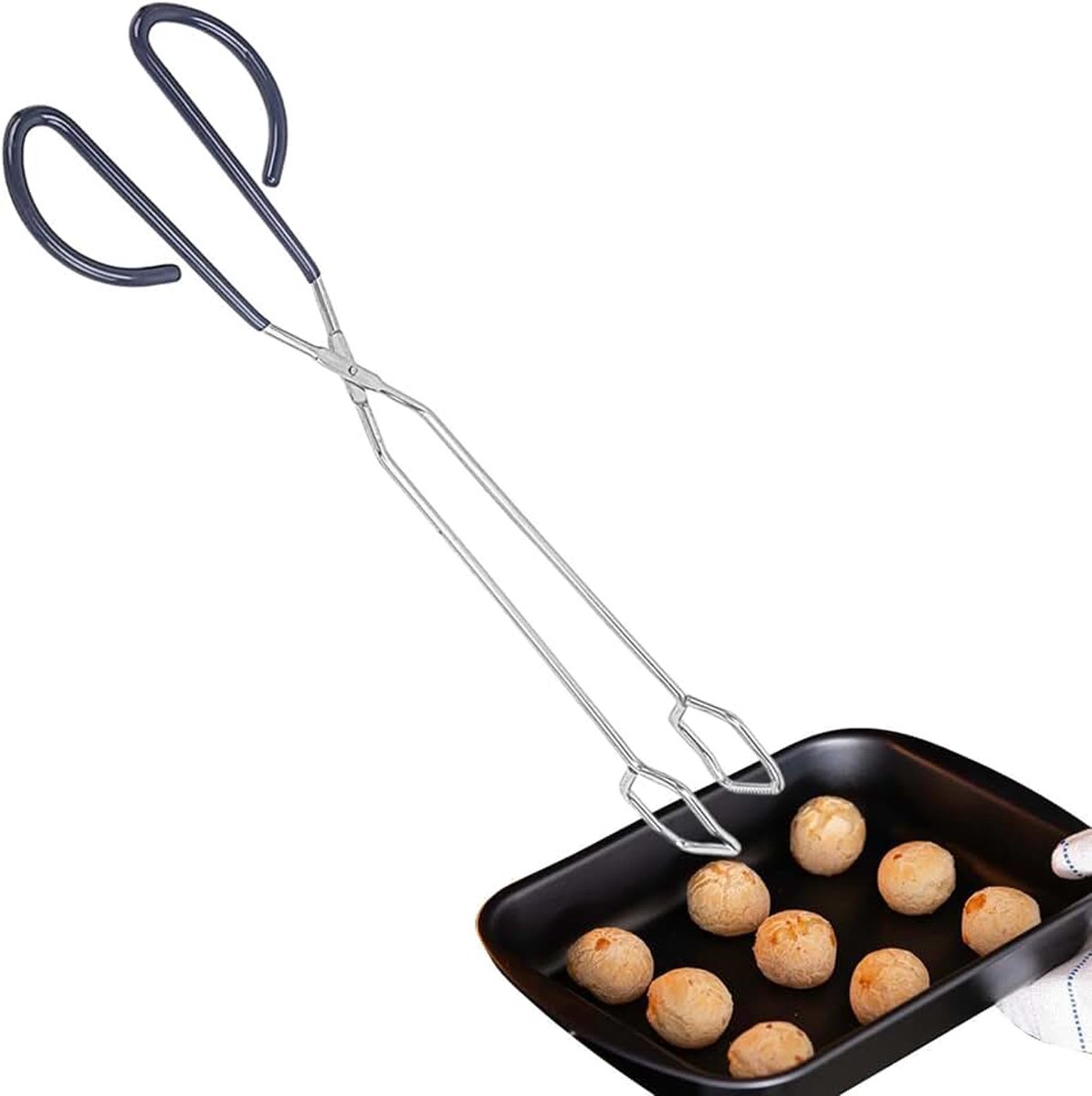 Tang RVS Niet-Klevend Eettang Voor Grillen | Extra Stevige Vergrendelingssysteem Barbecuetang Voor Restaurants Hotels Bakkerijen Barbecue Grillen Picknick Camping