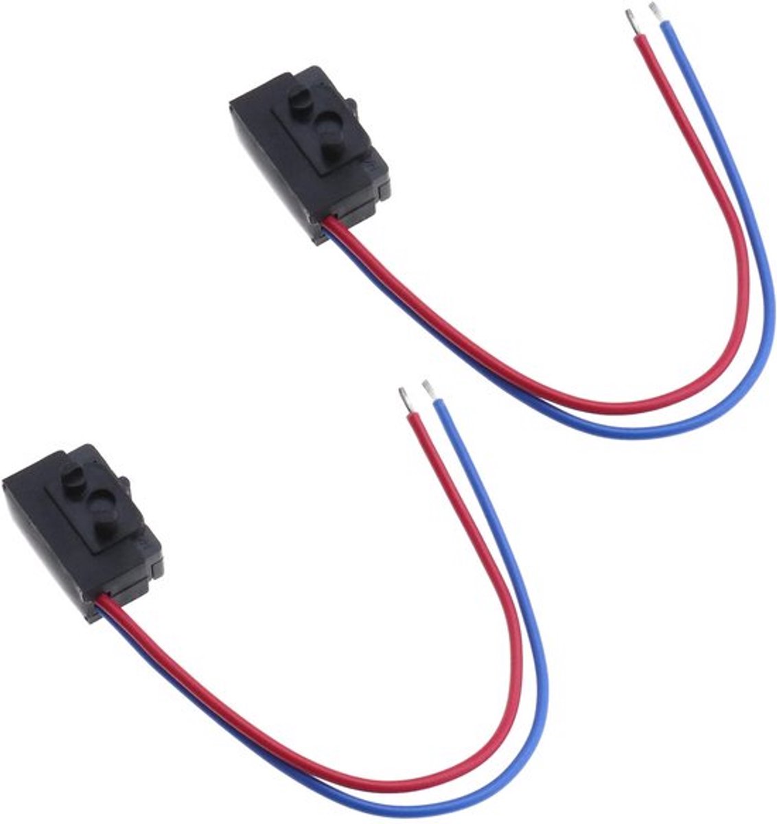- Auto Deurslot Micro Schakelaar - Vervangingsschakelaar - 2 stuks - Draad Pijp Plug - Geschikt voor VW en Skoda - Model 3BD998785