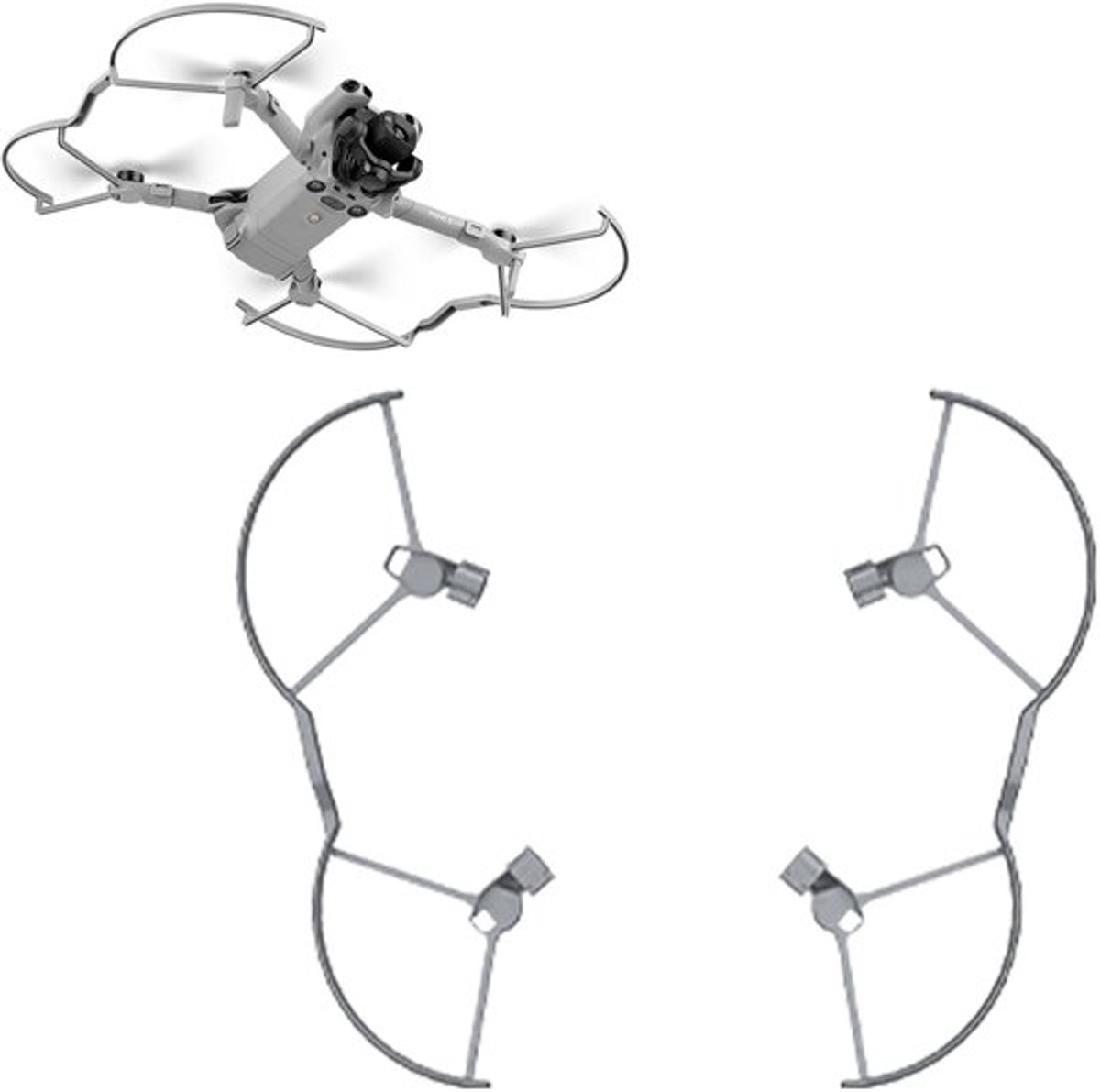 Propellerbescherming - Botsingsbescherming - Betrouwbare bescherming - Geschikt voor DJI MINI 5 Pro Drone - Voorkomt schade - Voor veilig gebruik