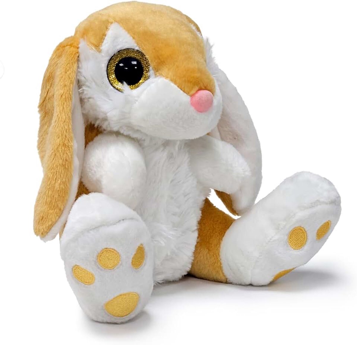 - Zittend konijntje van pluche - kwaliteit super zacht (donkerbruin, 29 cm)