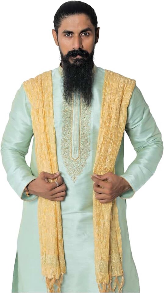 Traditional Ethnic Wear Dupatta Shawl Scarf For Men (Only Dupatta)