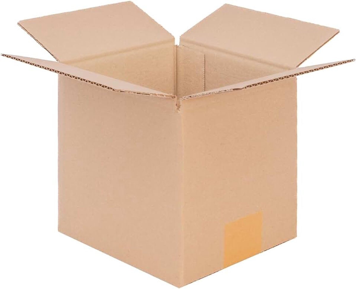 100 x enkele golfkarton 15 x 15 x 15 cm bruin - KK 06 - verpacking