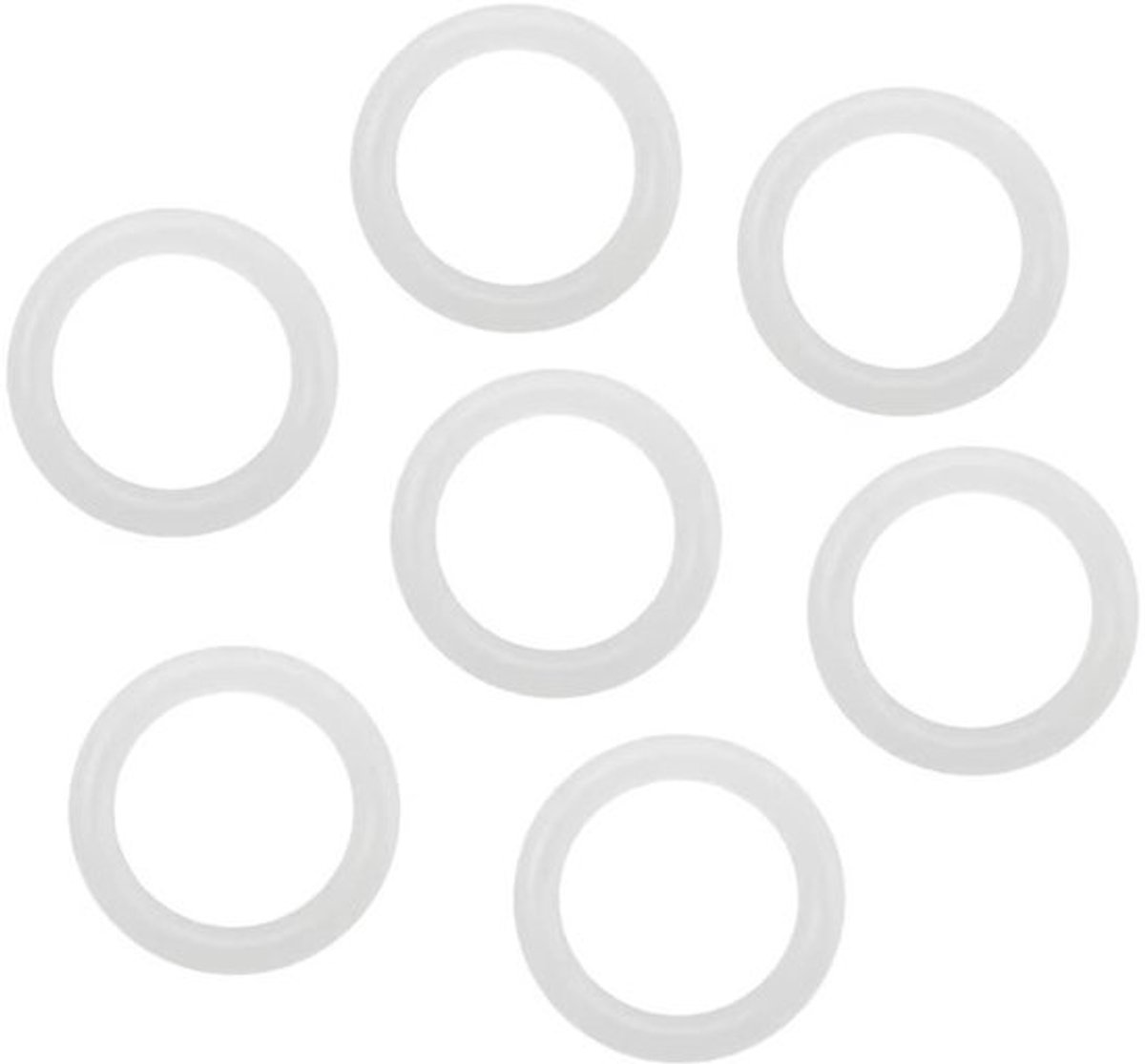 O-ringen van rubber voor afdichting, heldere siliconen washers 28x3mm - 20 stuks, waterdicht en duurzaam