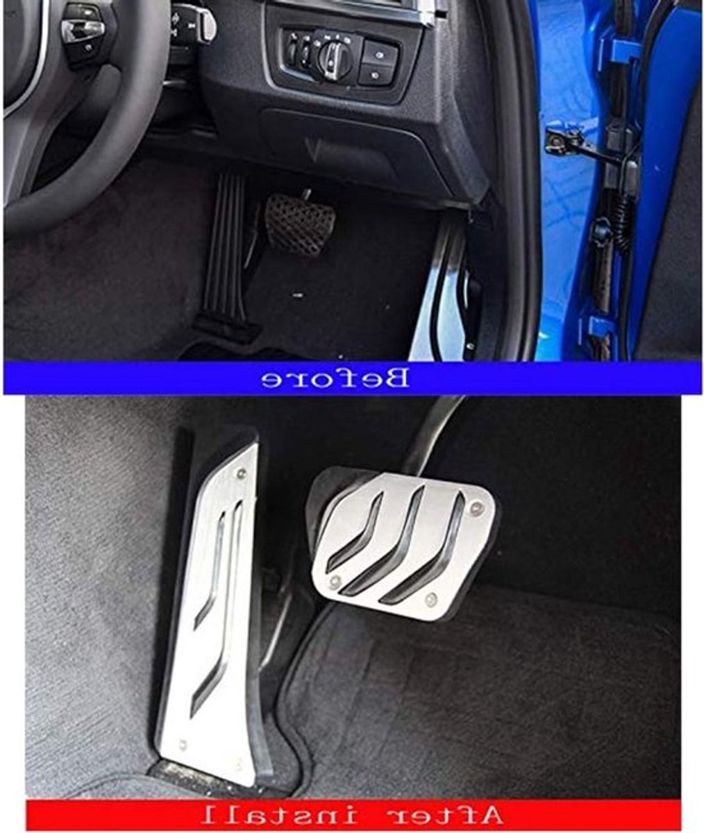 Gasrempedaal Pad Deksel voor BMW 1 2 3 4 5 6 7 Series Z4 X3 X4 X5 X6 - Anti-slip, Duurzaam en Eenvoudig te Installeren