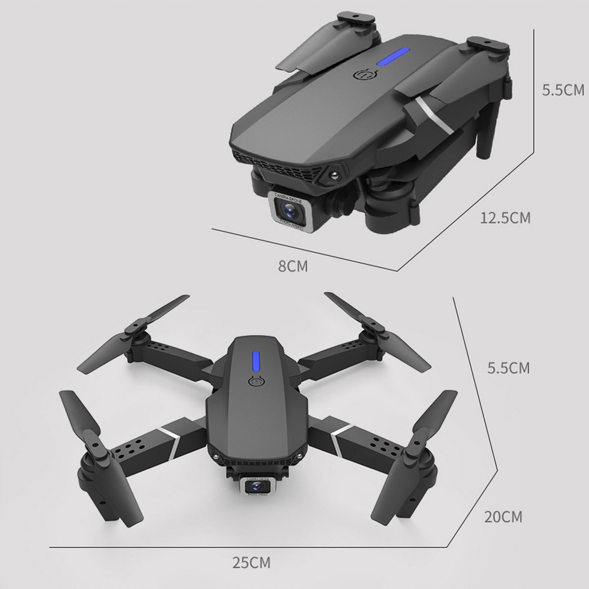 Bedee 4K Drone met Dubbele Camera - Quadcopter thumbnail 4