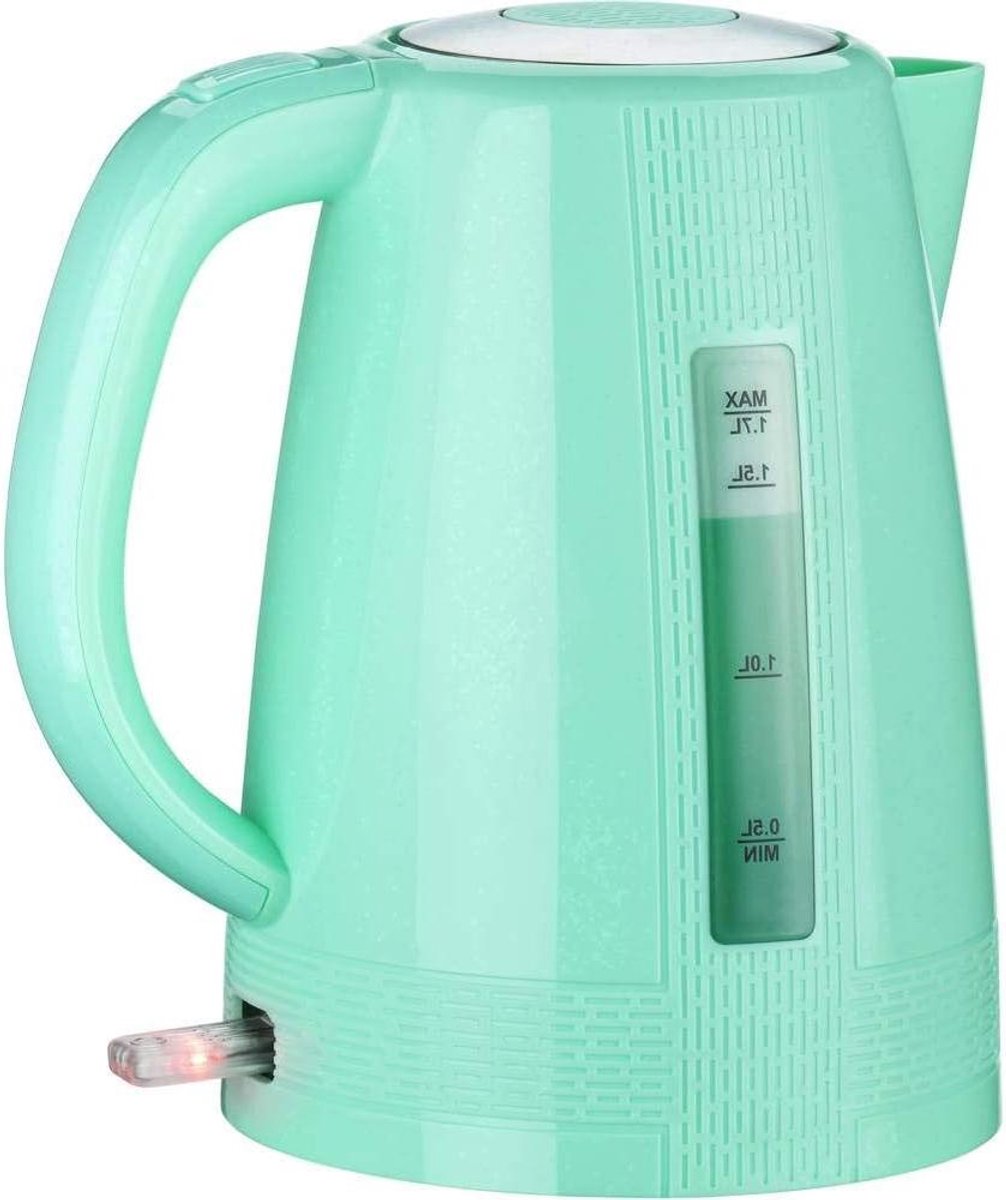 Elektrische Waterkoker - Draadloze Ketel - Snel Water Koken - Grote Capaciteit - 1.7 Liter - Mintgroen