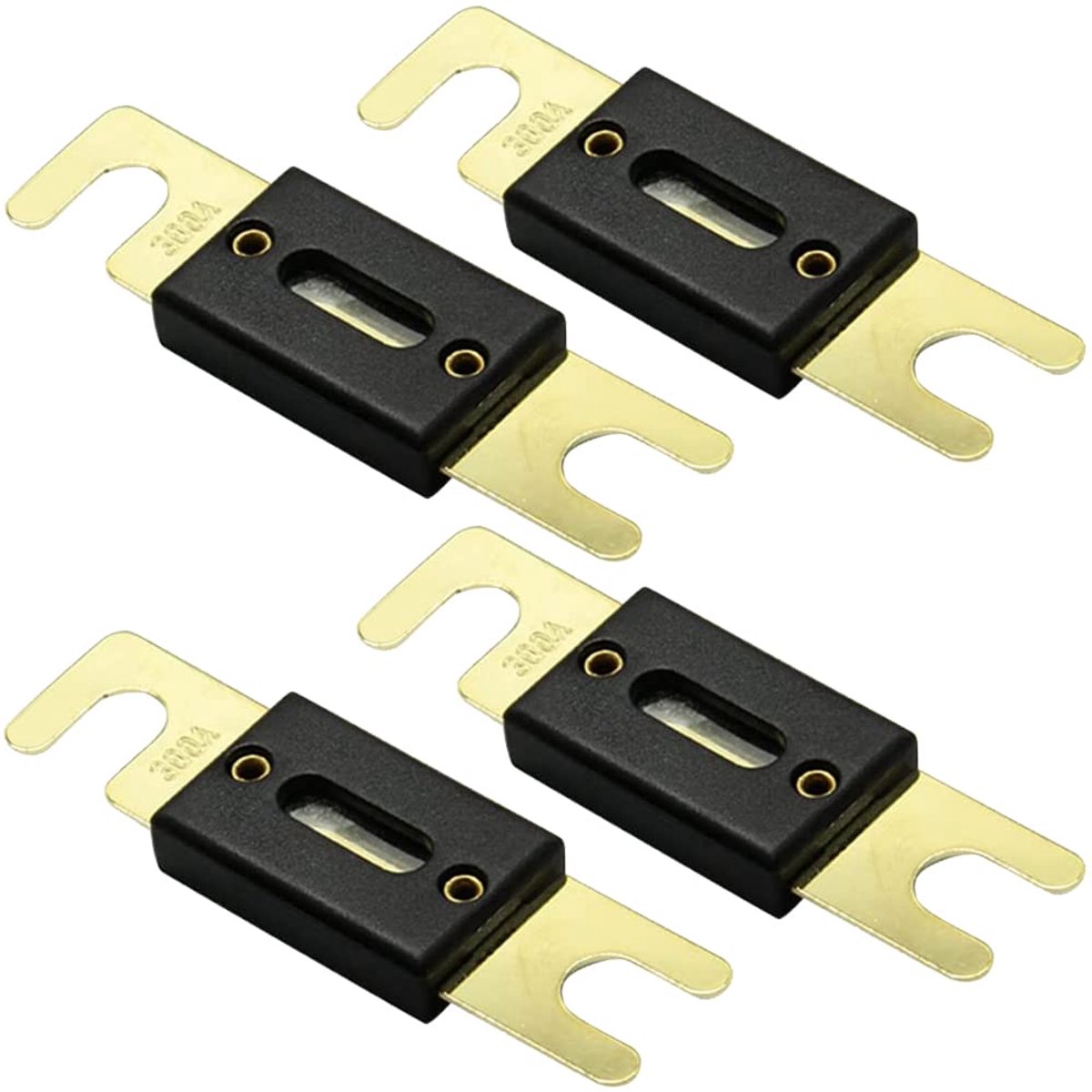 4 St 300 Amp ANL-zekeringen voor auto-audio- en videosysteem