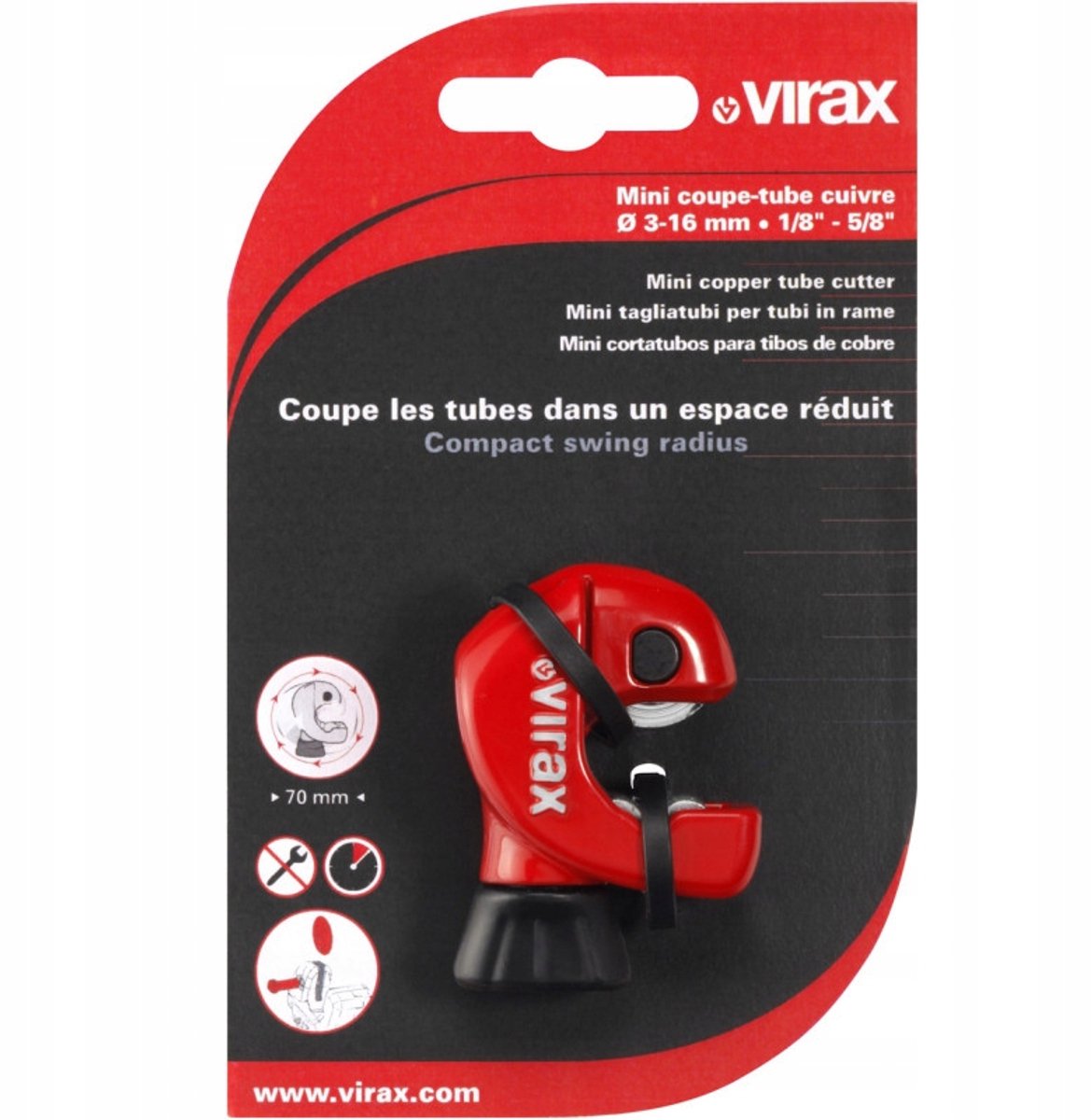 Virax Mini Pijpen Uitstekers 3-16 mm