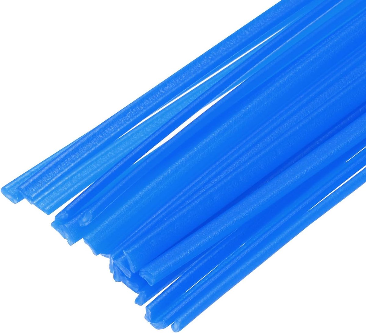 20 stuks 8 inch kunststof lasstaven, PE-lasstrips voor kunststof soldeerbout blauw