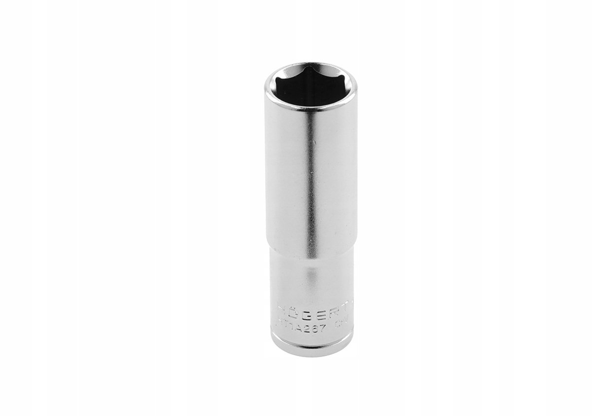 Rechtse dopsleutel 1/2", 24 mm, lang, CrV