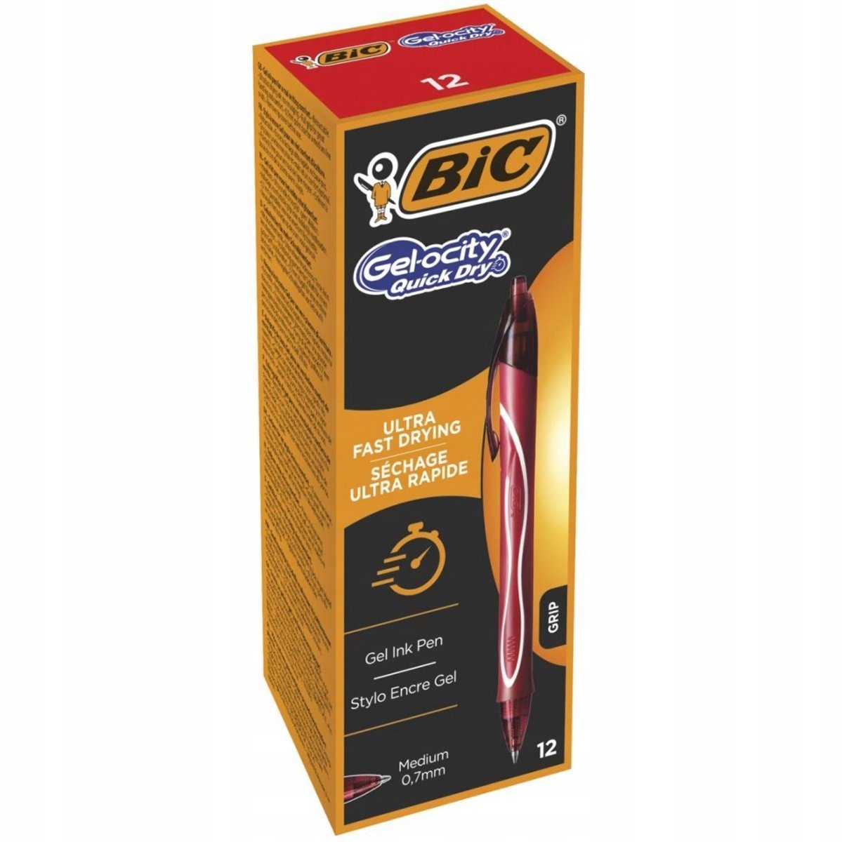 BIC Gel-ocity Quick Dry Gelpen Rood - 1 Stuk