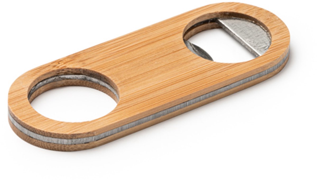 50 pack voordeel pakket Compacte design opener gemaakt van natuurlijke bamboe met een roestvrij stalen interieur en bovenste gegoten om op te hangen COLINS 4111