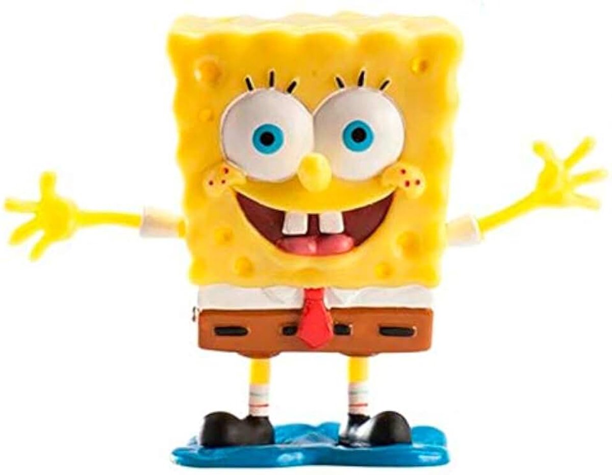 - Spongebob Squarepants PVC figuur Taartdecoratie - 7,5 cm