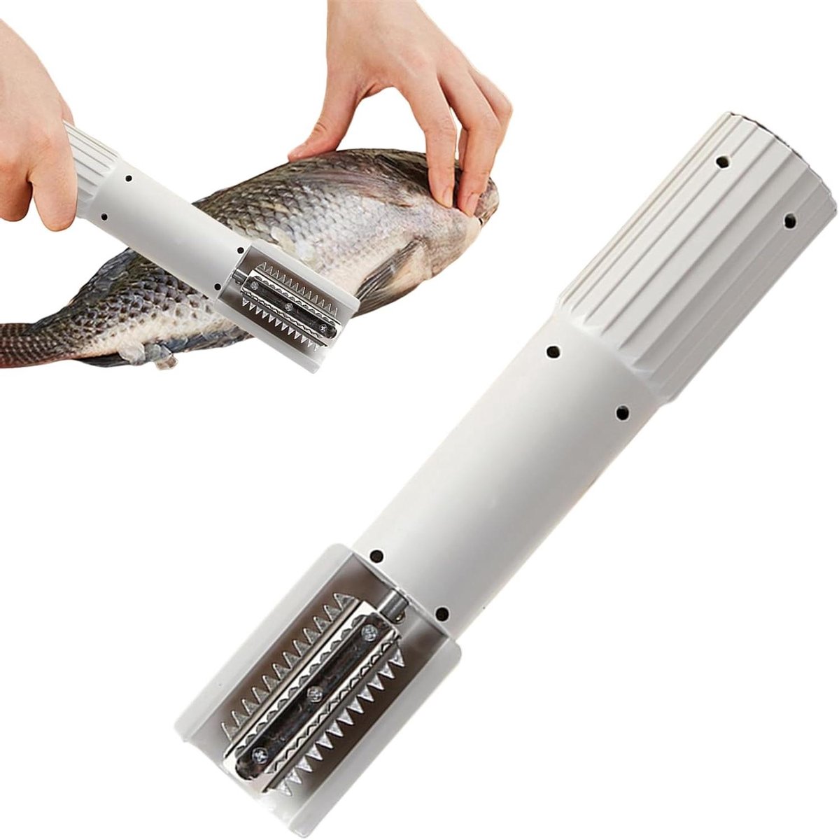Elektrische Fruitrasp - Draadloze Rasper - Keuken Voorbereiding - Automatisch Anti-spat - 24.5 cm - Romig