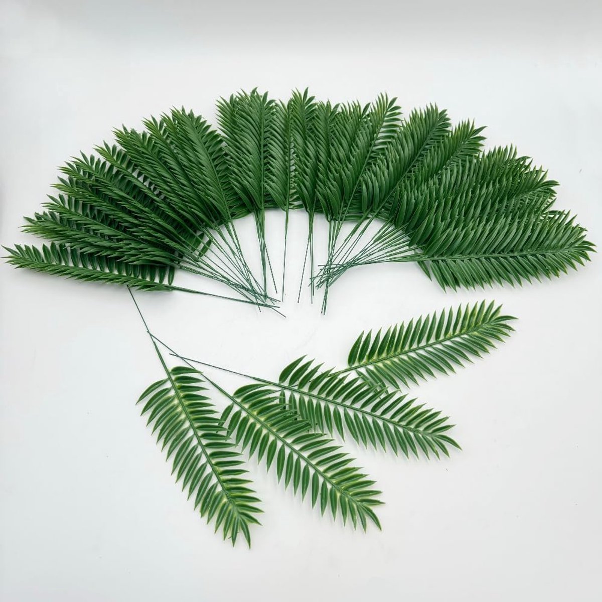 Mini Bladeren Decor Tropische Bladeren, 25 cm Kleine Kunstmatige Palmbladeren, Nepbladeren voor Jungle Party - ShopVlot
