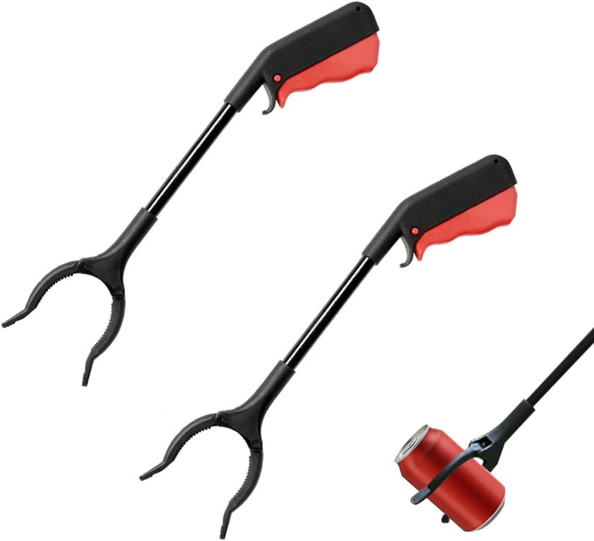 2 Pcs Waste Grippers, Garbage Clips, Waste Collecting Tools, Telescopic Garbage Gripper, Garbage Grab Clamp, Garbage - ShopVlot