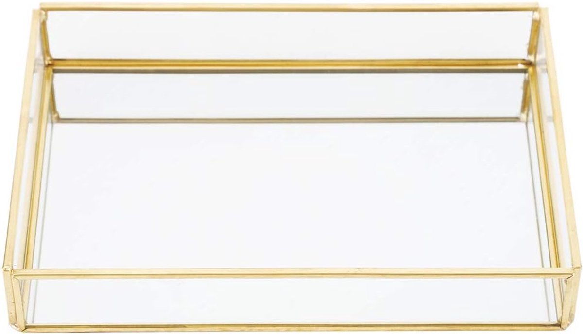 Gold Mirror Drawer Perfume Drawer Mirror Vanity Drawer Ornate Drawer Metal Decorative Drawer Drawer Jewelry Perfume - ShopVlot