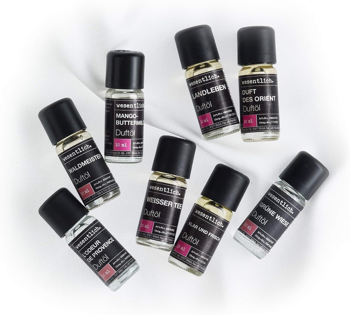 extravagant - a set of eight selected fragrance oils essential. - For fragrance lamp and diffuser 8 x 10 ml - ShopVlot