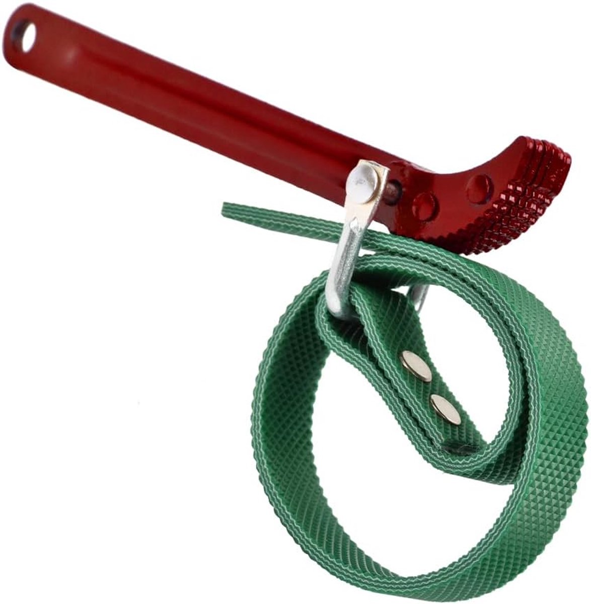 FOCCTS 9 Inch Oil Filter Belt Wrench, Rubber Wrench, Bottle Lid Belt Wrench, Car Repair Bottle Opener, Opening Filter - ShopVlot