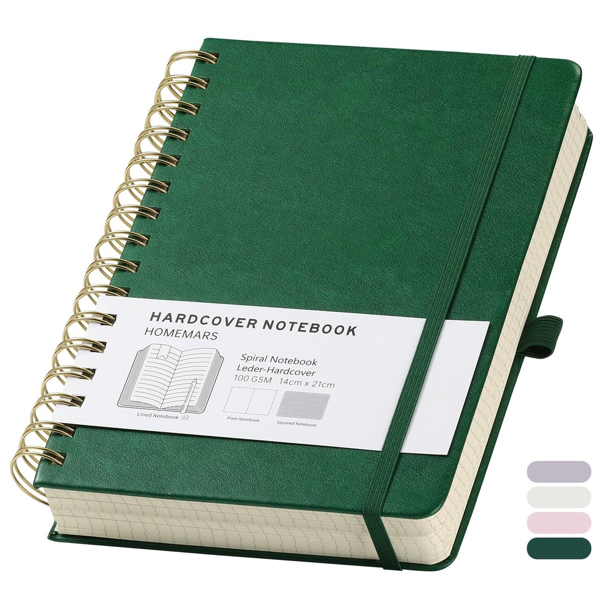 Solidchoice - Spiral Notitieboek met 300 Pagina's en Dots