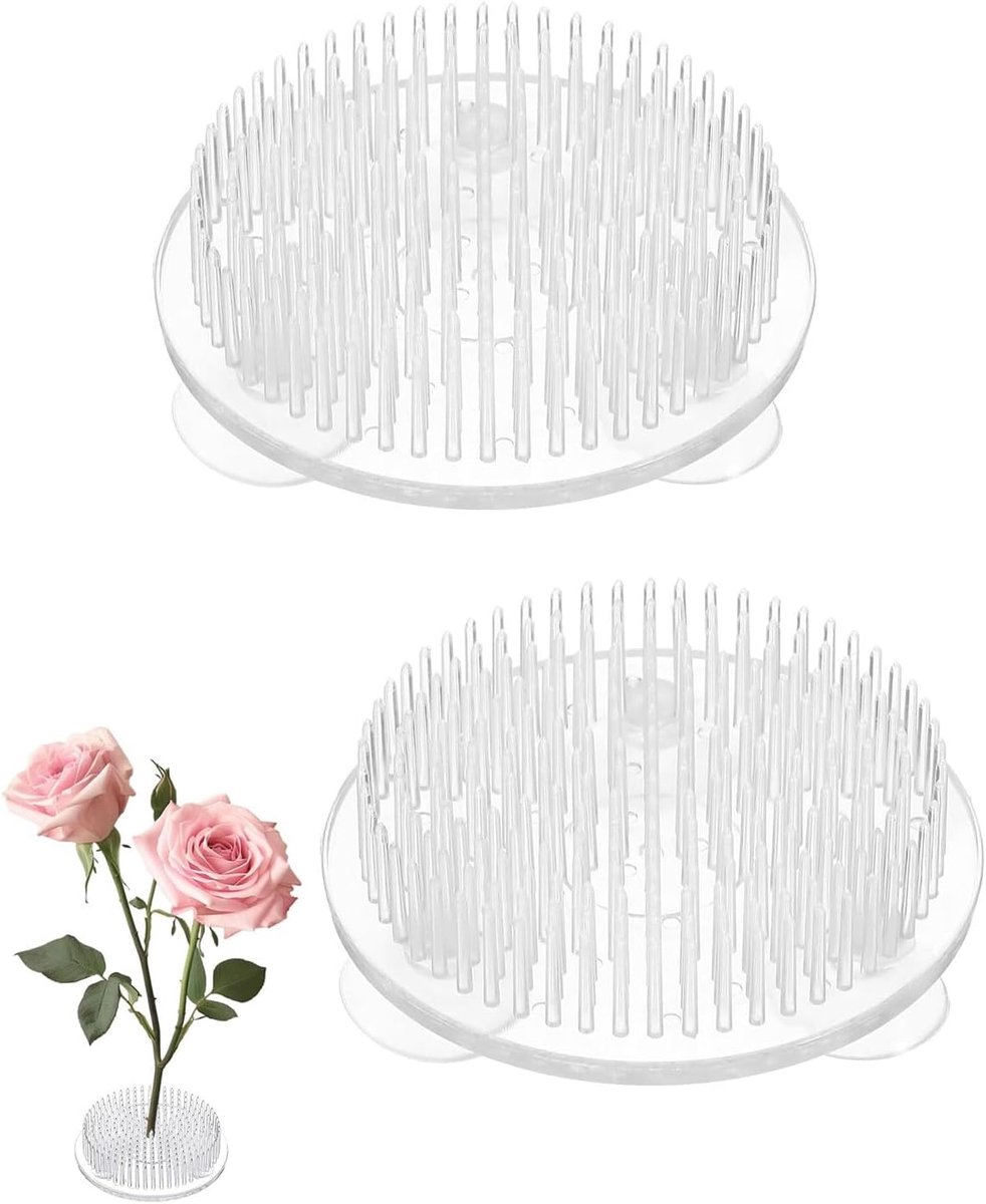 Ikebana Kenzan stekigel - rond - plastic - ideaal voor bloemschikken - ShopVlot