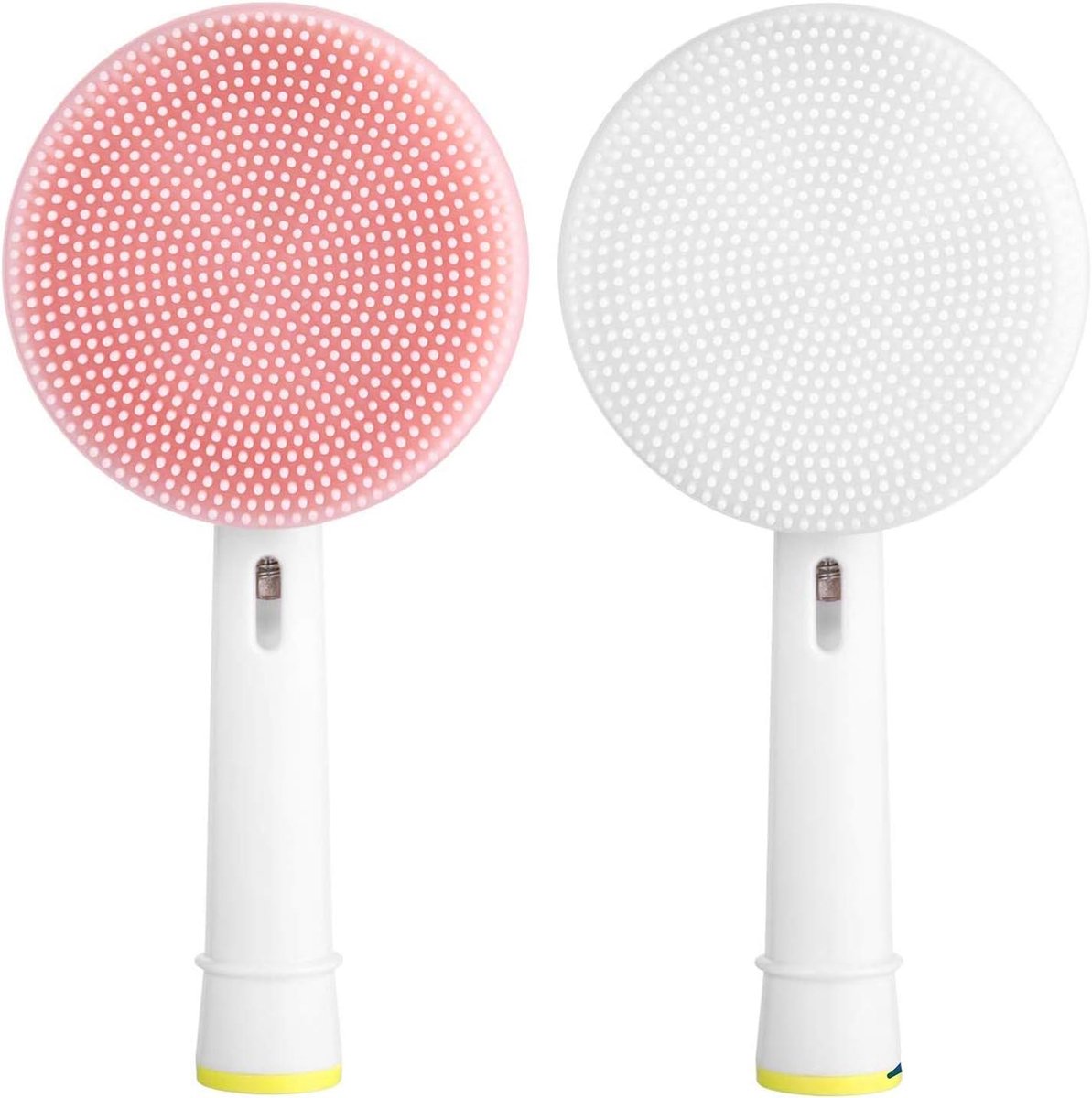 Gezichtsreinigingsborstels set van 2 - zacht silicone - geschikt voor gevoelige huid - dieptereiniging - ShopVlot