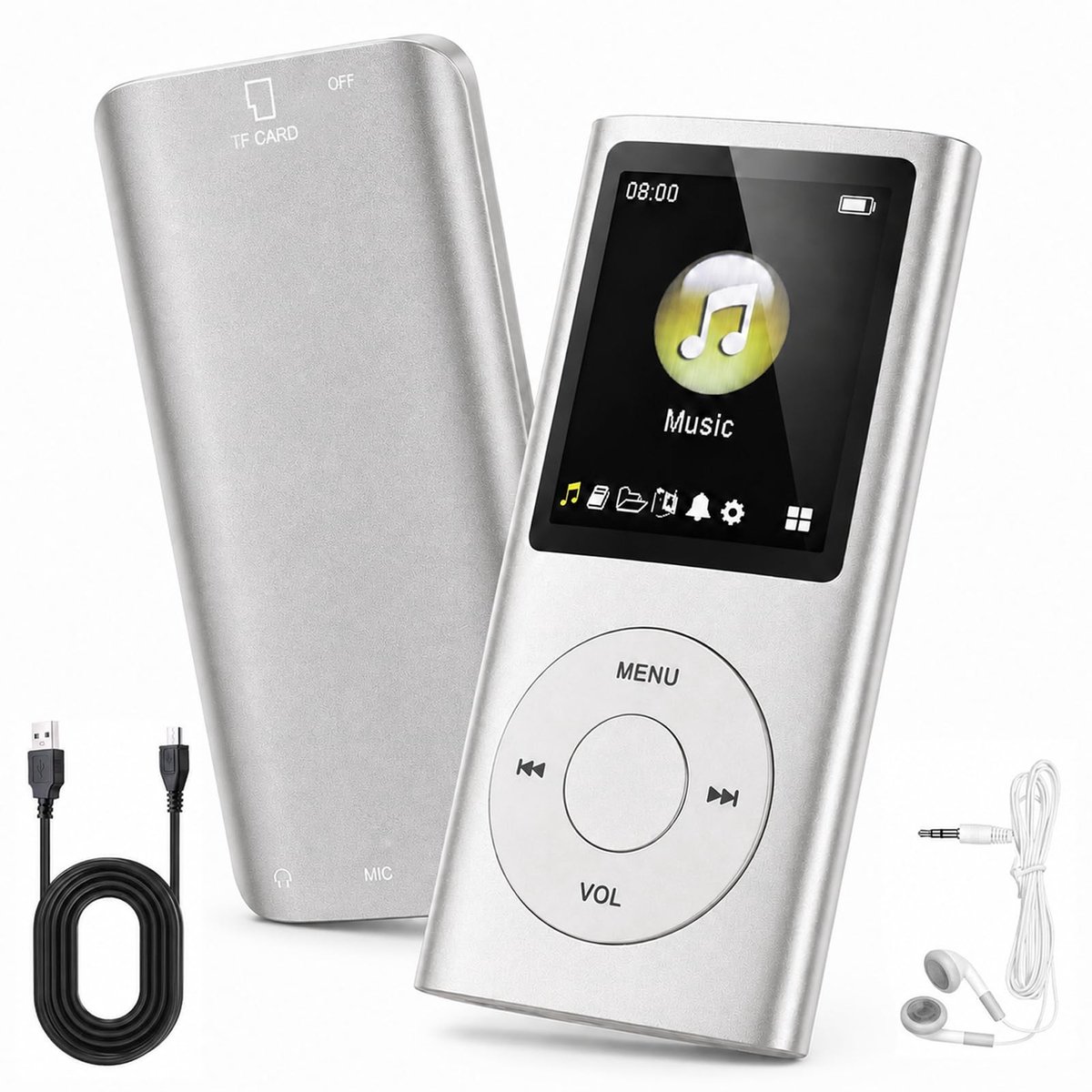 Solidchoice - Draagbare MP3/MP4 Speler met FM Radio en 1.8 Inch LCD Scherm