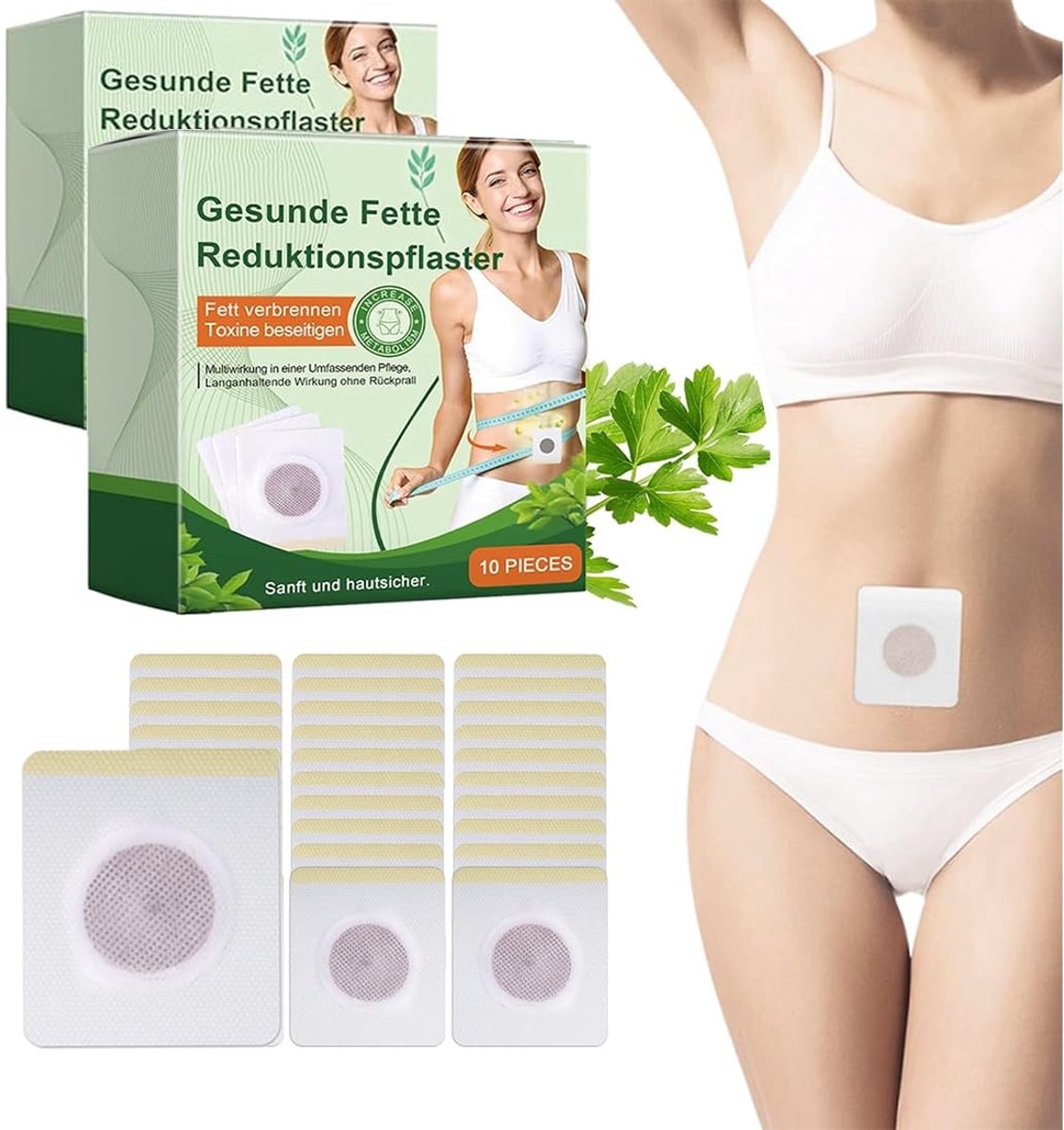 Solidchoice - Natuurlijke Afslankpleisters, 20 Stuks