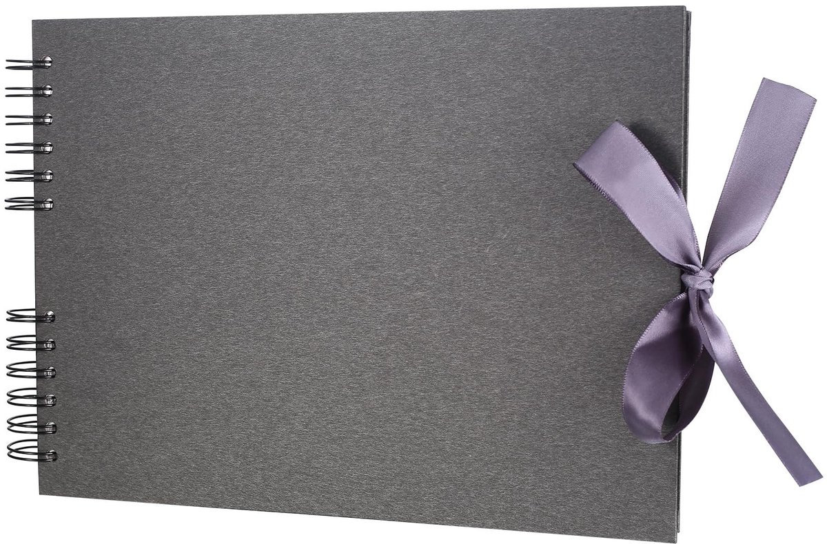 Solidchoice - Fotoalbum voor Scrapbooking met 80 Vel en Zwart Karton