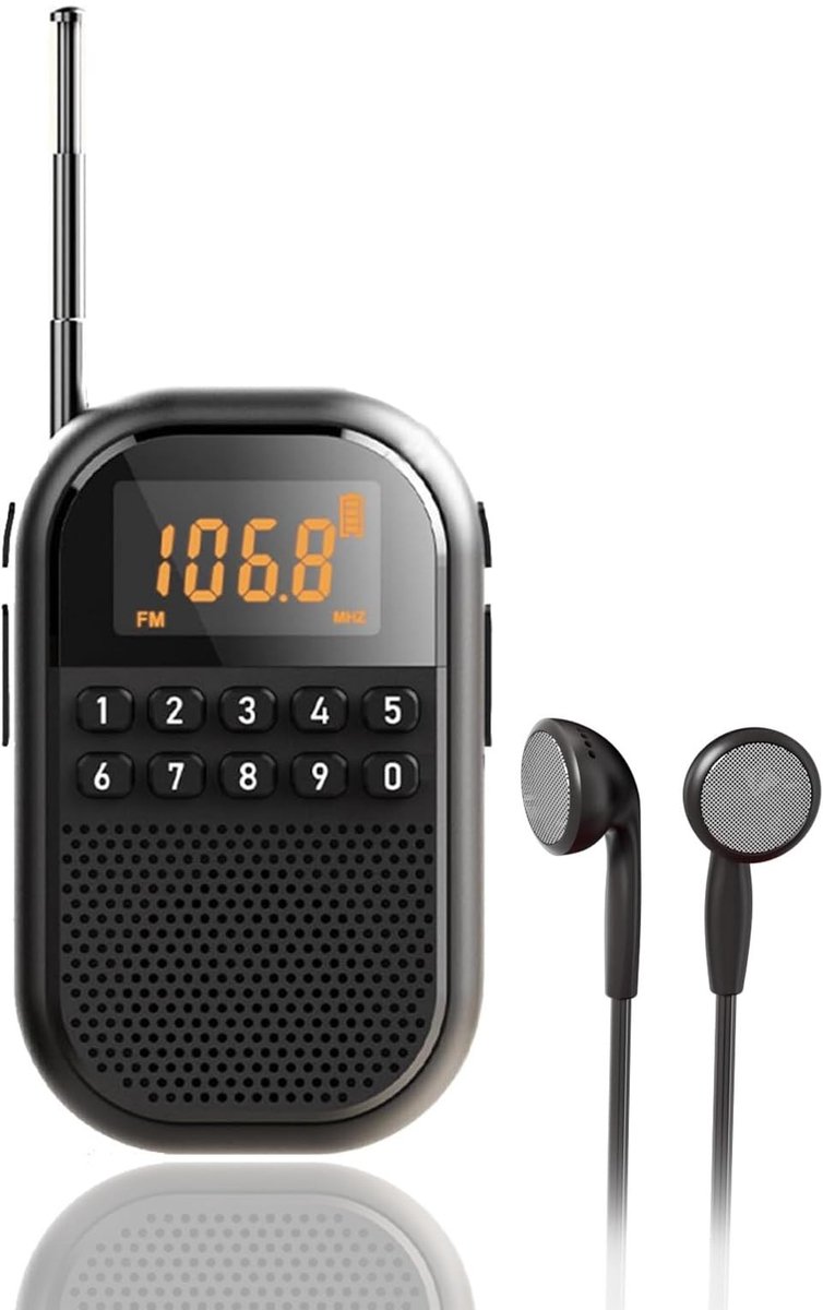 Solidchoice - Draagbare AM/FM Radio met Bluetooth