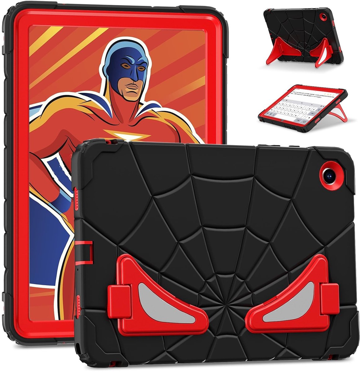 Solidchoice - Tablet Case met Schermbeschermer voor Samsung Galaxy Tab A11 Plus / A9 Plus