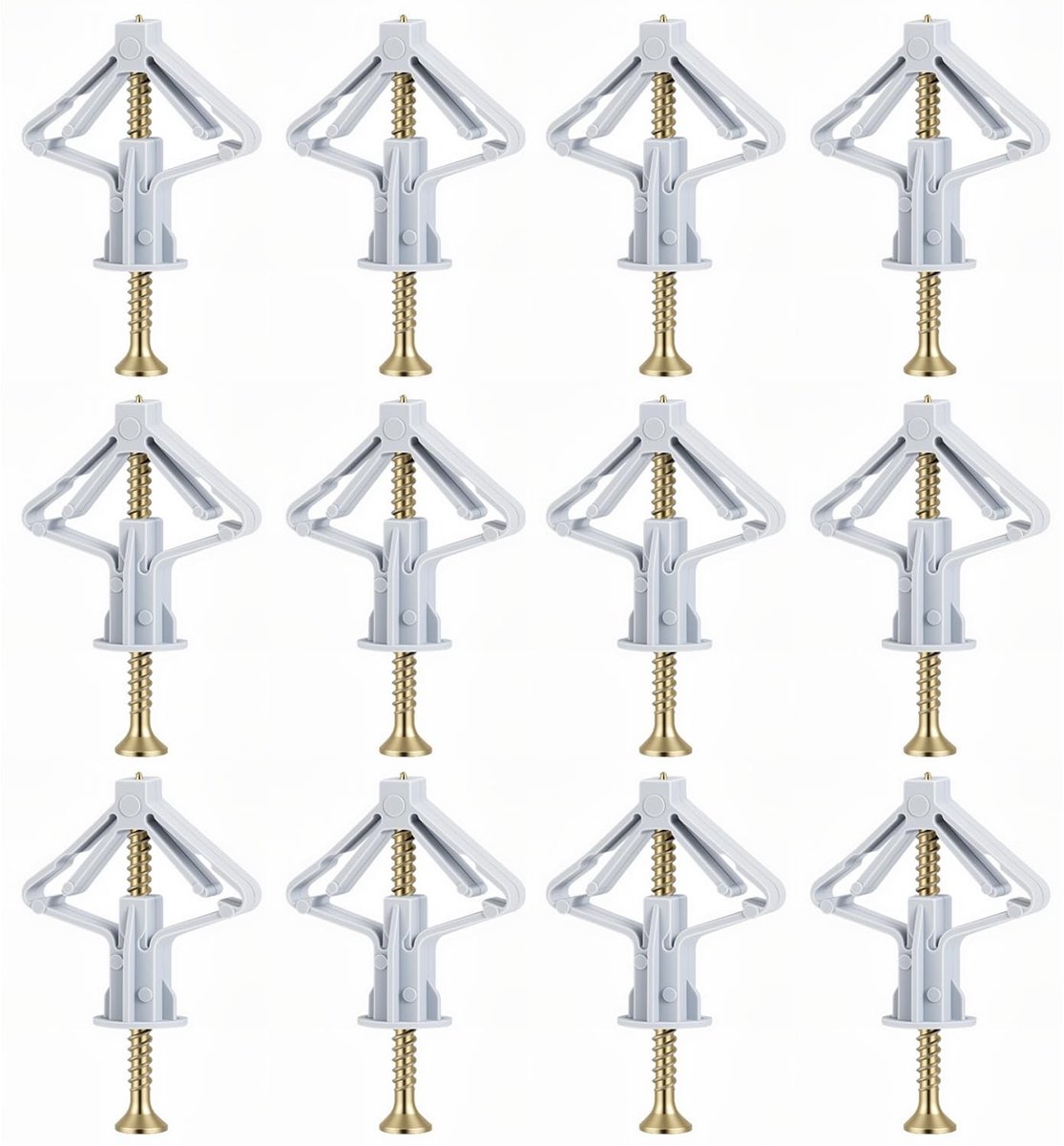 Solidchoice - 50 Stuks Hollow Space Plugs voor Gypsum Board Bevestiging