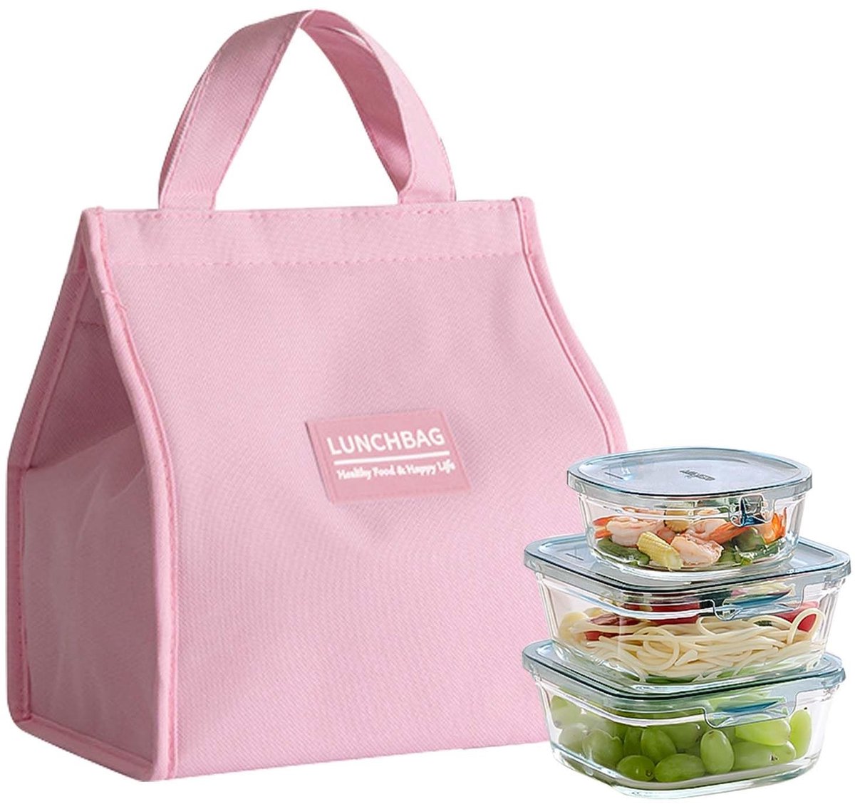 Solidchoice - Herbruikbare Insulated Lunch Bag voor School en Picnics