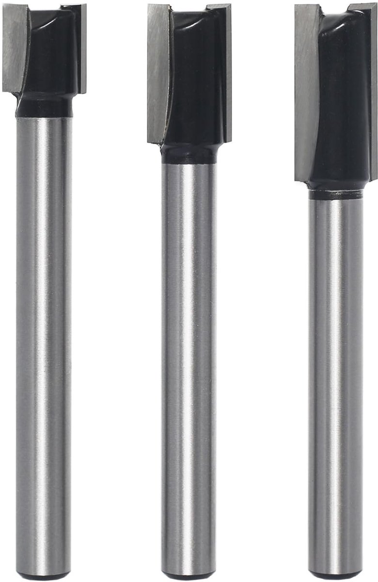 Solidchoice - Grooving Mill Set, 3 Stuks, 8 mm Schacht