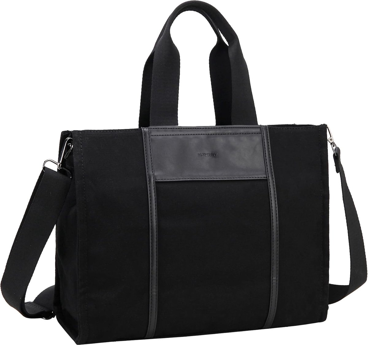 Tote tas voor vrouwen - modieuze canvas schoudertas - met rits en crossbody portemonnee - ideaal voor werk en winkelen - ShopVlot