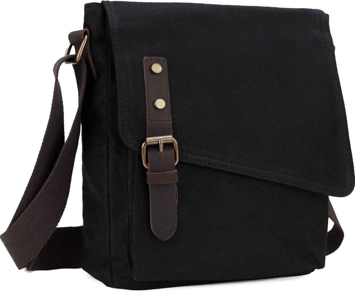 Kleine messenger bag - waterbestendige schoudertas - canvas crossbody purse - ideaal voor dagelijks gebruik - ShopVlot