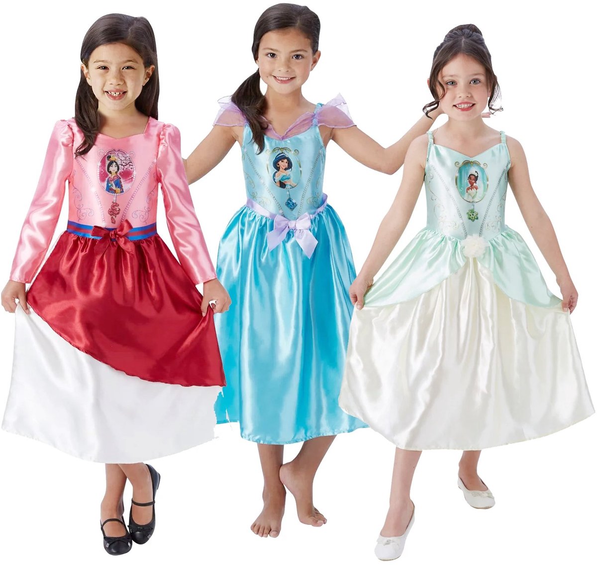 Disney Prinsessen Verkleedkist voor Kinderen met 3 Kostuums