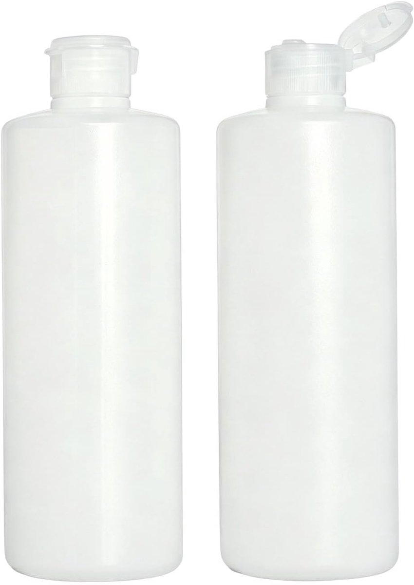 Reisflesjes 200ml - Zachte plastic tubes - Herbruikbaar - Ideaal voor cosmetica - ShopVlot