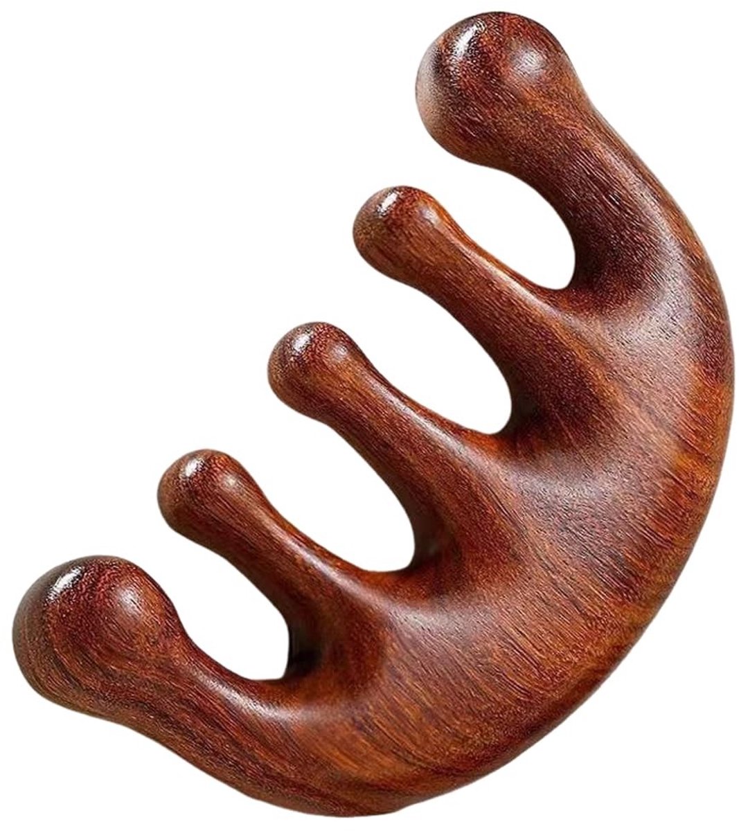 Solidchoice - Hoofdhuidmassagekam van Natuurlijk Sandelhout