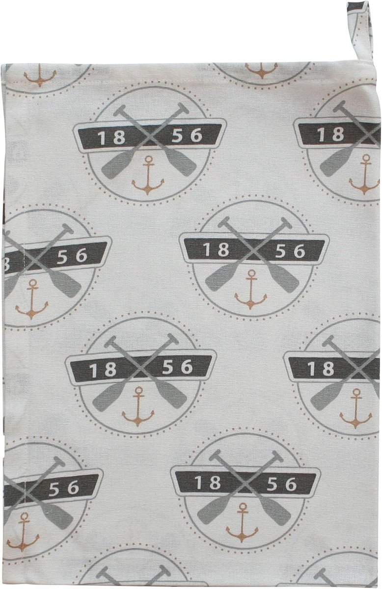 Krasilnikoff - dishcloth, drying cloth, kitchen towel - 1856 - white - cotton - 70 x 50 cm - 1 piece - ShopVlot