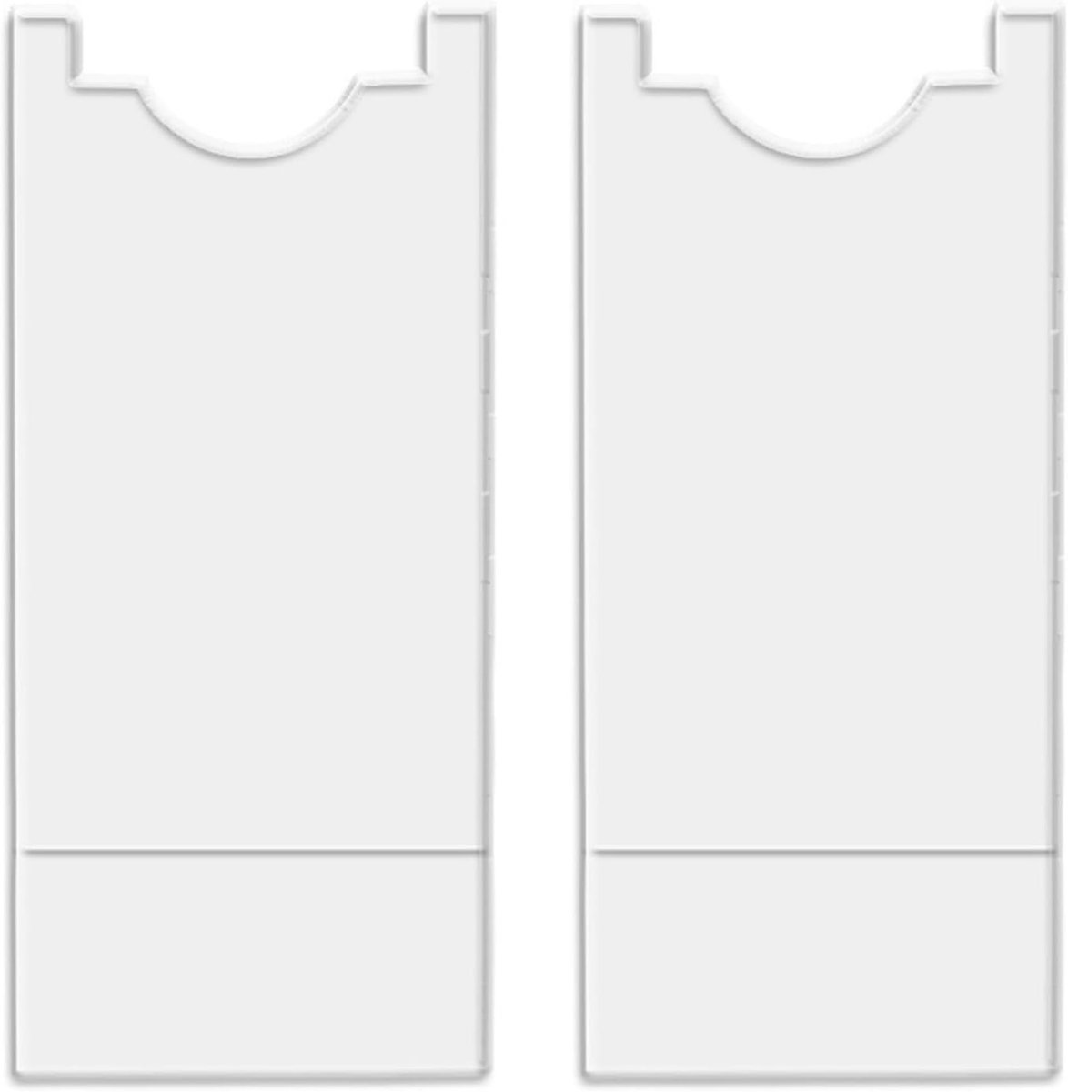 Pack of 2 Transparent Sofa Bed Spacers Invisible Acrylic Furniture Wall Spacers Protection from Wall Damage Keep Safe - ShopVlot