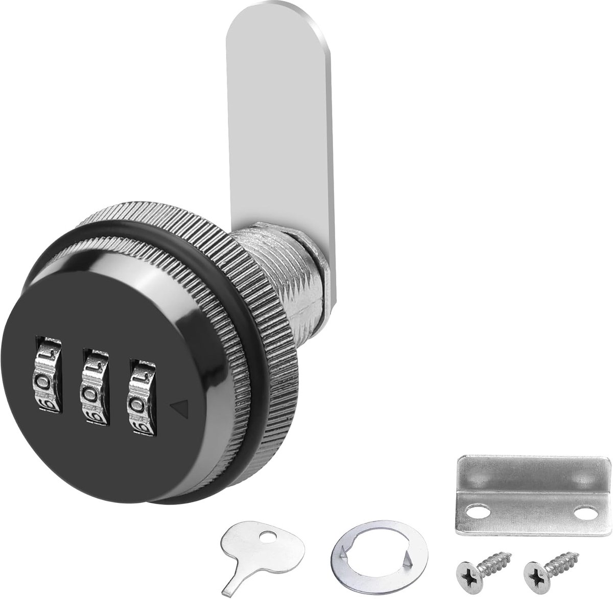 MEIRIYFA Combination Cam Lock Password Encrypted 3-Digit Security Cabinet Tray Password Lock for Mailbox (25mm Iron - ShopVlot