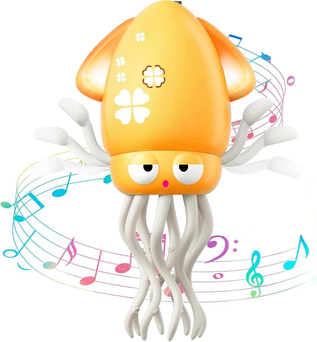MACALOCA Dancing Octopus Toy, Funny Electric Dancing Octopus Toy with LED and Music, Creative Crazy 8-Legged Action - ShopVlot