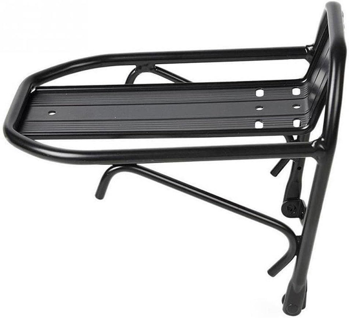 Bicycle Front Rack Aluminum Alloy Mountain Bike Cargo Luggage Carrier Rack, Maximum Load Up To 20Kg/44lb - ShopVlot
