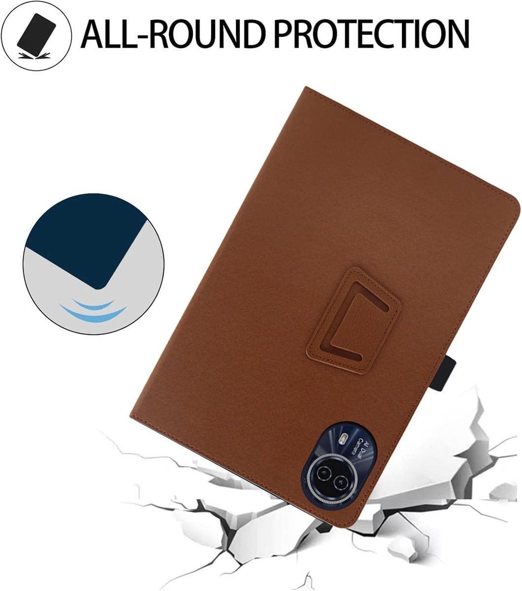 Hoes voor TECLAST T60 Pro (12 inch), schokbestendige beschermhoes met versterkte hoeken, pennenetui en handriem - ShopVlot
