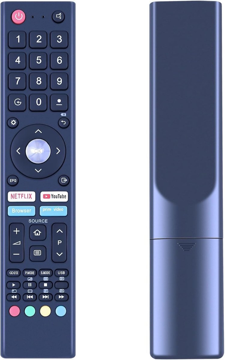 GCBLTV02BDBIR Replacement Remote Control Compatible with CHIQ ChangHong UHD TV U43H7S U43H7N U43H7L U50H7N U55H7N - ShopVlot