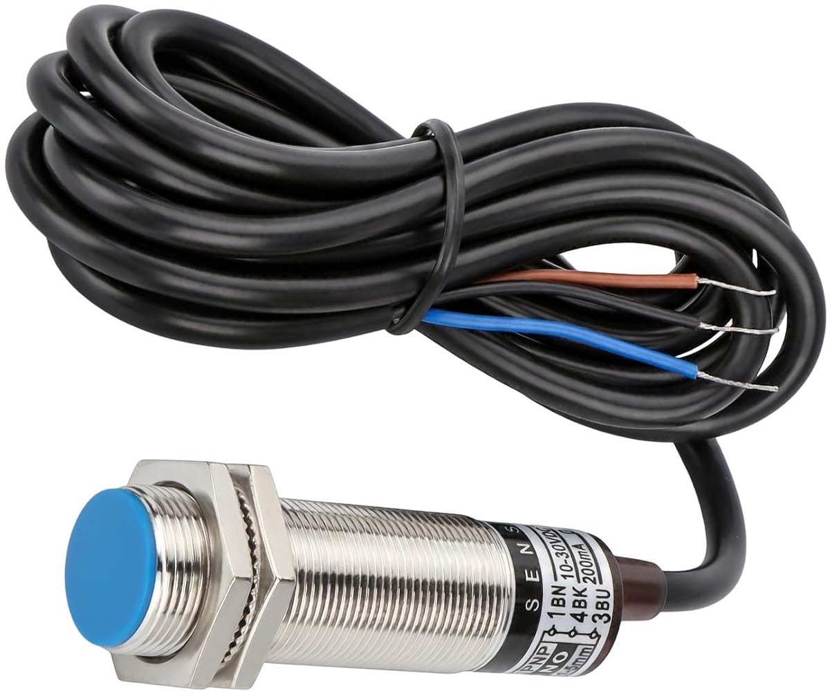 Wengart Capacitieve naderingsschakelaar LJC18A3-5-Z/BY, M18 PNP NO (sluiter), 5 mm detectieafstand, inbouw, DC 10-30 V - ShopVlot
