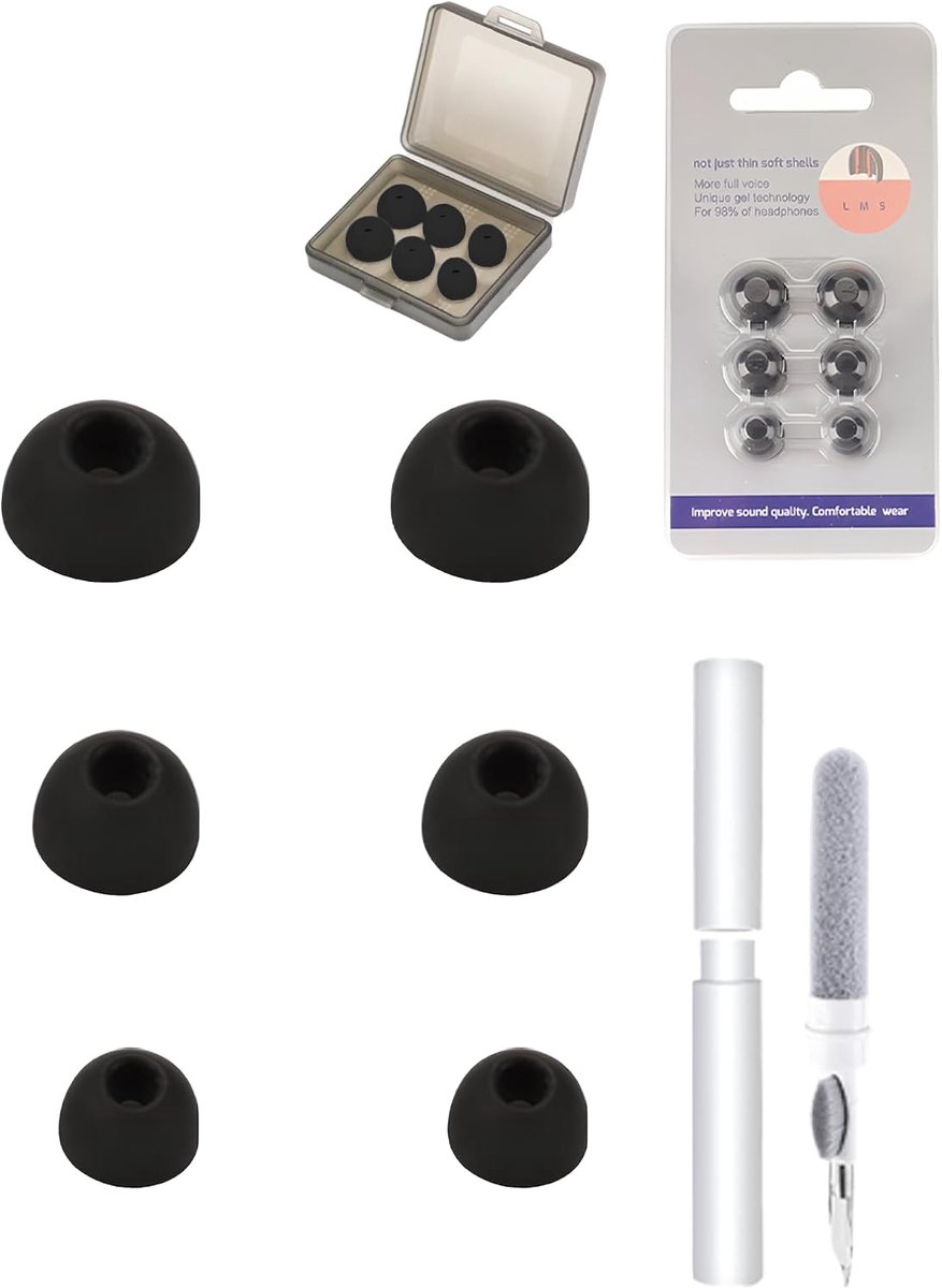 3 Pairs of Silicone Earbuds for Anchor Soundcore Liberty 4 NC Replacement Earbuds, 3 Different Sizes (S/M/L), Soft and - ShopVlot