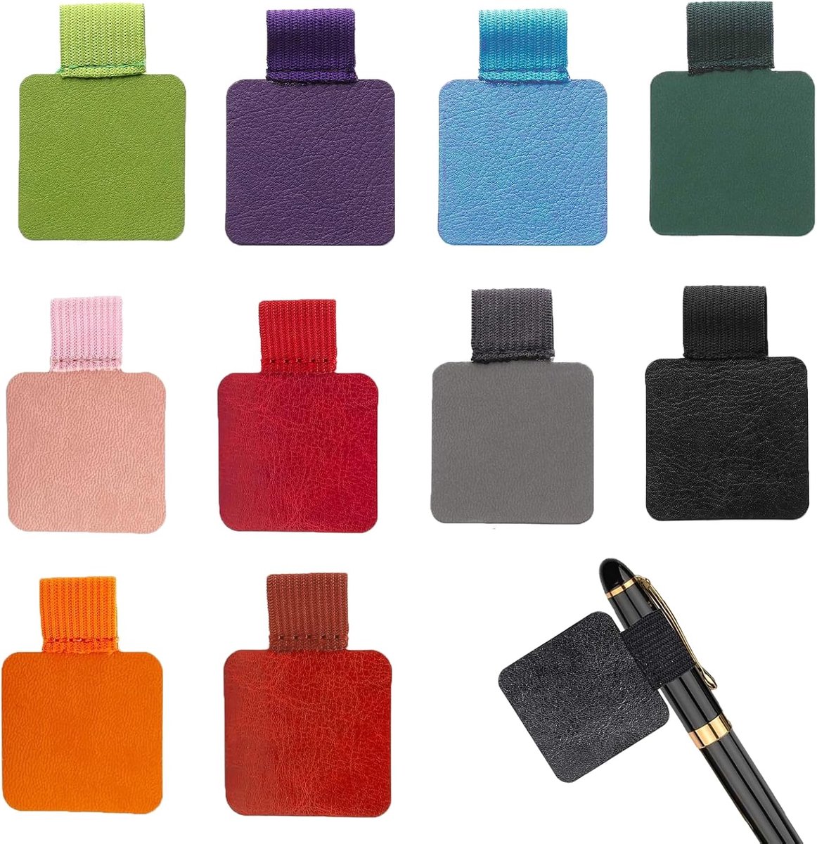 10 Pcs Pen Loops, Self-Adhesive, Pen Holder, Notebook, Pen Loop, Self Adhesive Pen Holder, Pen Holder, Rings for - ShopVlot