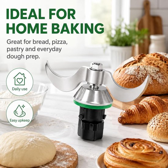 GOOGO Deegmes voor Thermomix TM5/TM6/TM7, Reserveonderdeel, Roestvrijstalen Lemmet en Vervangend Mengmes voor - ShopVlot — afbeelding 4